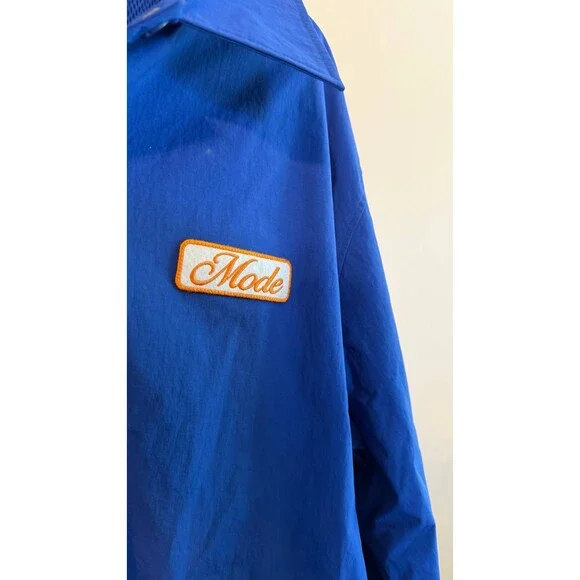 Mode of One Men’s Nylon Ripstop Coaches Jacket Blue S NWT - Picture 7 of 9